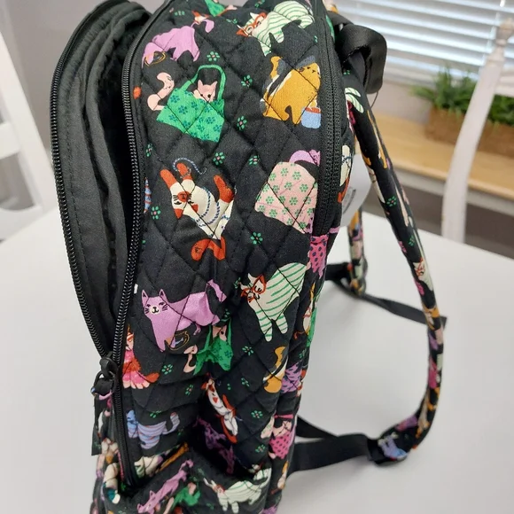 Vera Bradley Essential Large Backpack Herding Cats NWT - Picture 2 of 6